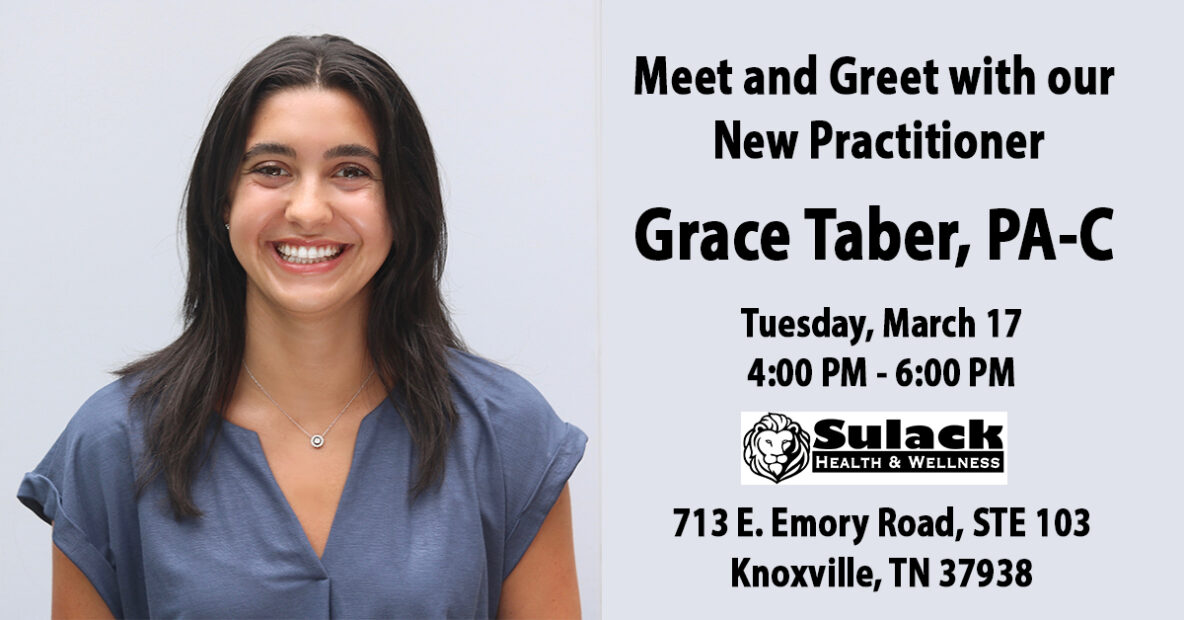 Grace Taber PA-C Meet and Greet Sulack Health and Wellness
